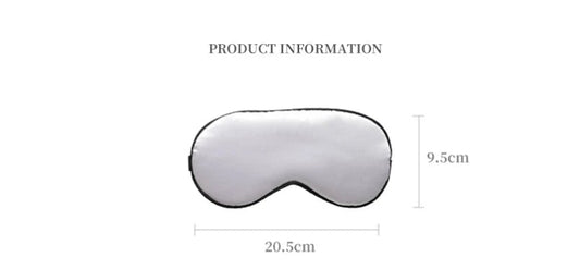 Imitation Silk Sleep Eye Mask - Portable Travel Blindfold Eyepatch