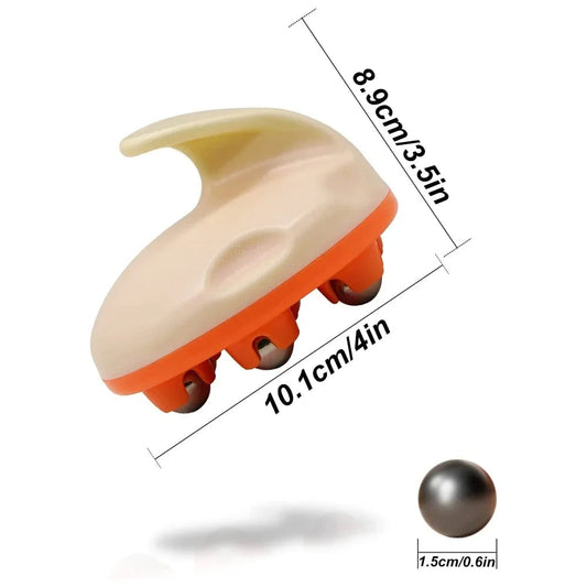 7-Bead Professional Body Ball Roller Massager Anti-Cellulite Relief