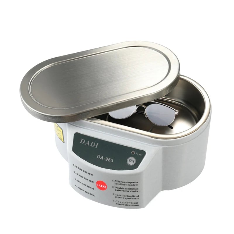 628ml Ultrasonic Jewelry Cleaner - Professional Bath for Glasses