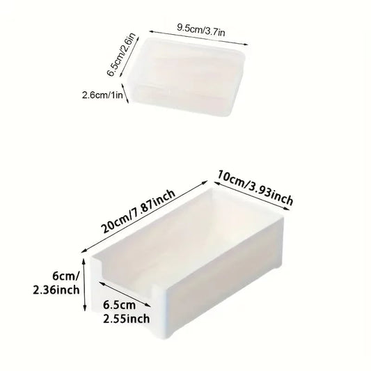 Durable Plastic Cable Organizer Storage Box Set - Office Cord Management