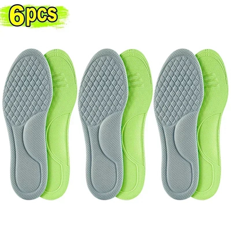 Memory Foam Orthopedic Insoles 10pk - Deodorizing Antibacterial