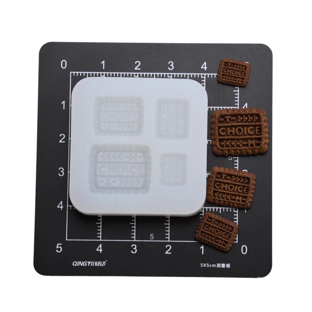 Mini Caramel Cookie Silicone Molds - Food Grade DIY Baking Clay Craft