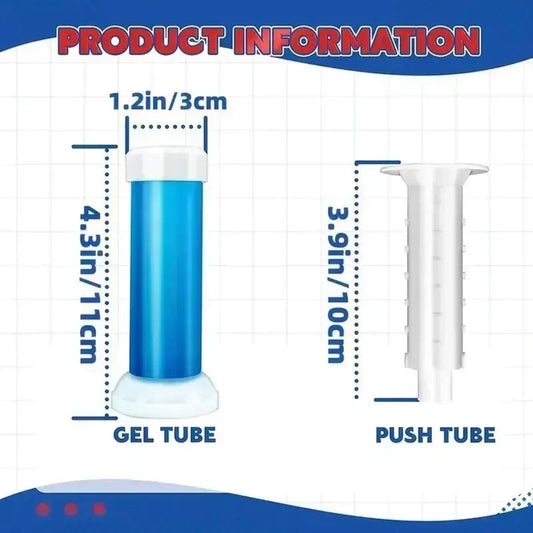 Toilet Cleaner Gel Stick Tablet - Long-Lasting Fragrance Deodorizer