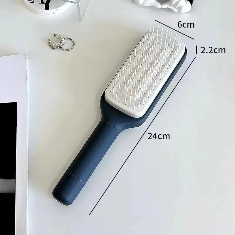 Self Cleaning Rotating Hairbrush Anti Static Massage Comb Auto