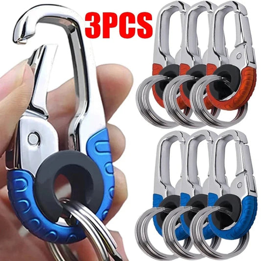 Stainless Steel Carabiner Keychain Hook - Outdoor Climbing Key Ring