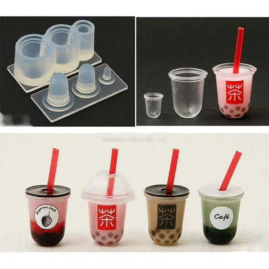 Mini Silicone Resin Cup Molds - DIY Jewelry Container Storage Molds