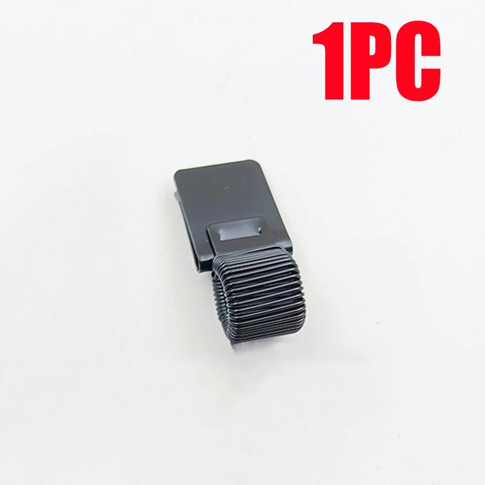 Telescopic Spring Pen Clip Notepad Holder with Electroplating Finish