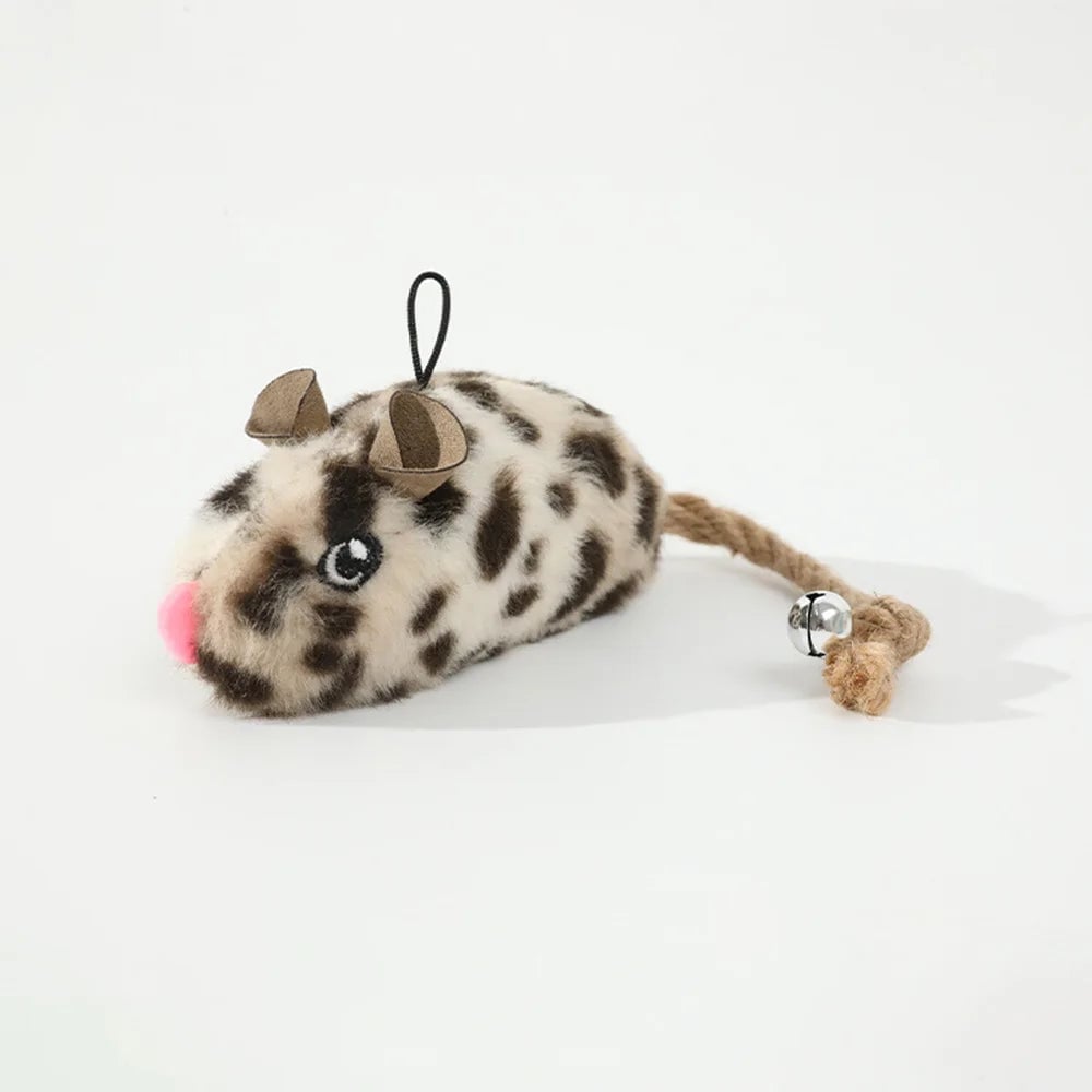 Squeaky Mouse Cat Toy Interactive Kitten Chew Toy Boredom Relief