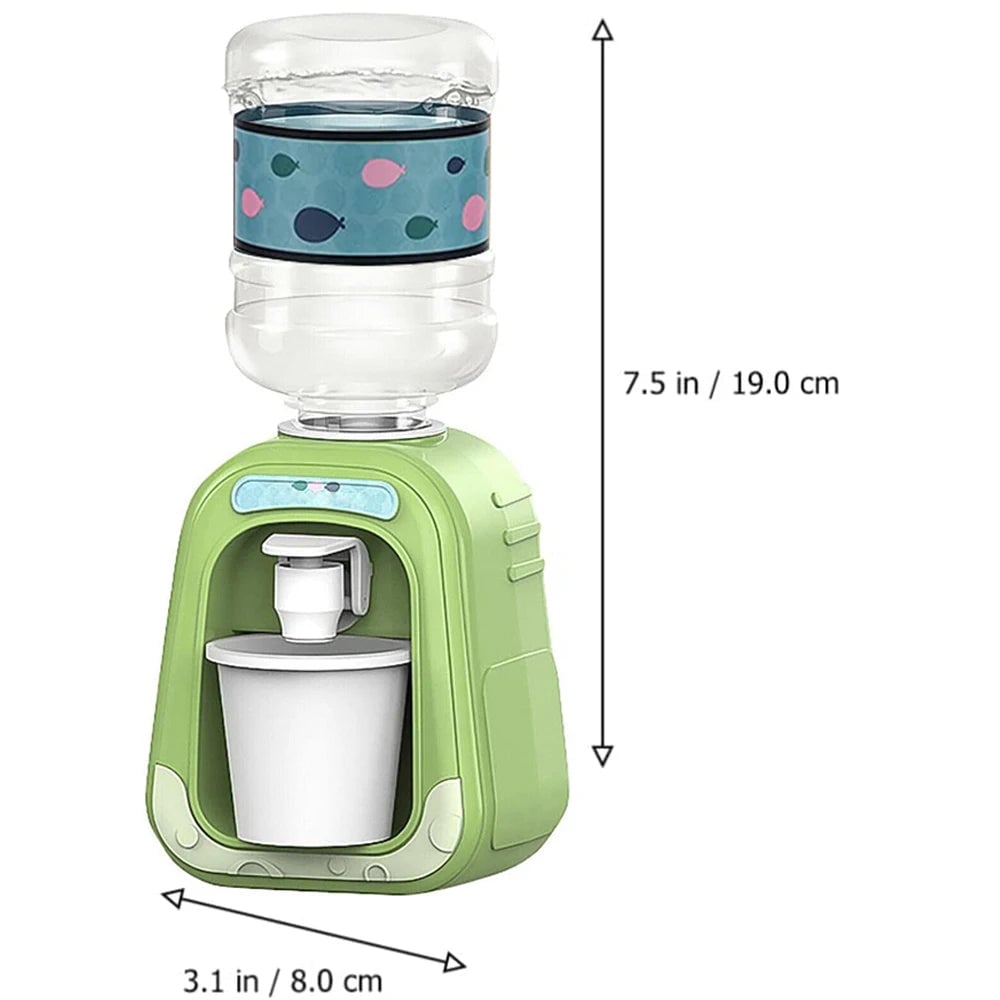 Mini Water Dispenser Toy - Kids Kitchen Pretend Play Set Gift