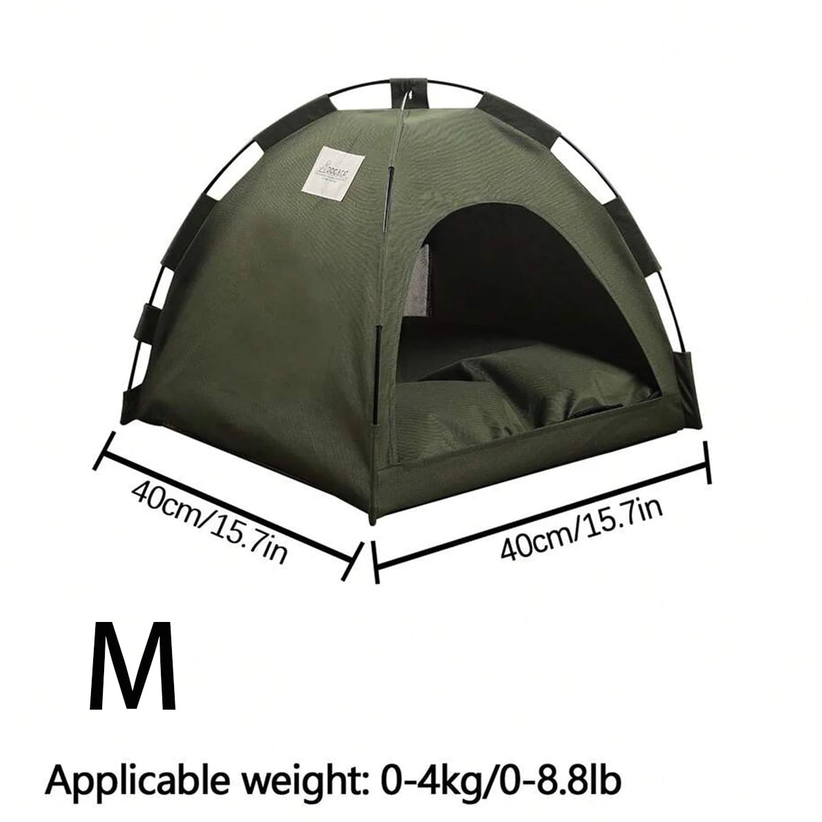 Foldable Pet Tent Bed - Enclosed Portable Dog Cat House Indoor