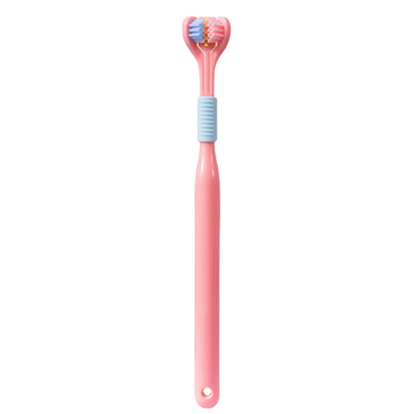 3 Sided Toothbrush Soft Bristles Deep Clean Adults Kids Oral Care