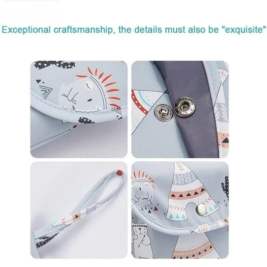 Waterproof Baby Diaper Bag Organizer with Wet Dry Compartments