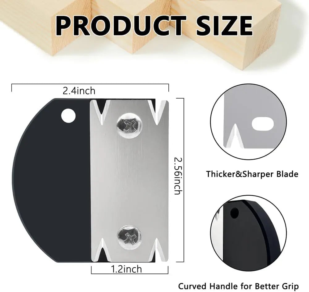 Wood Chamfering Trimmer - Deburring Edge Planer Scraper Tool