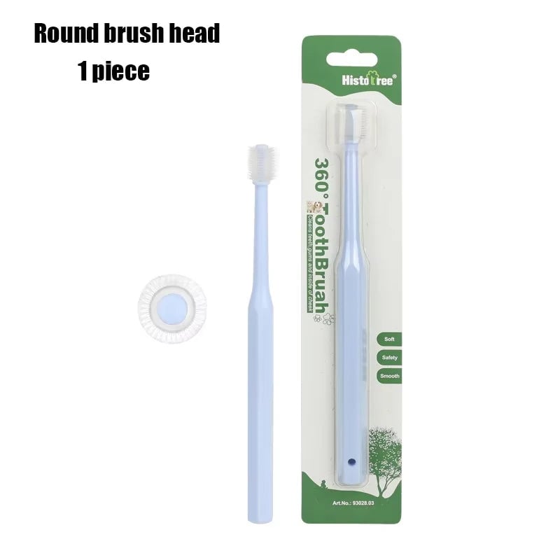 360° Pet Toothbrush for Dogs & Cats - Tartar Removal Dental Care