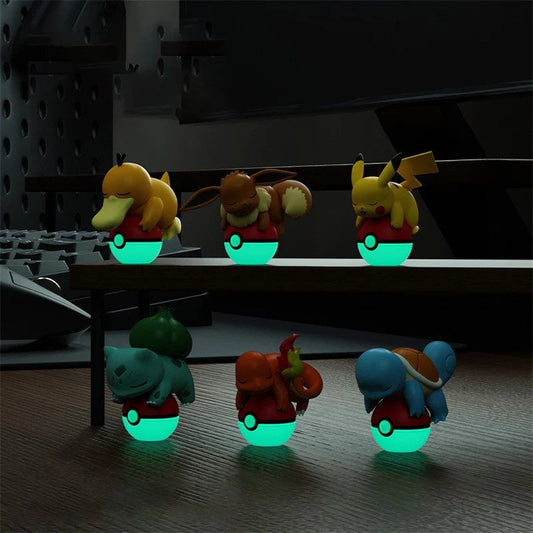Pokemon Night Light Doll - Pikachu EEVEE CHARMANDER Ornament
