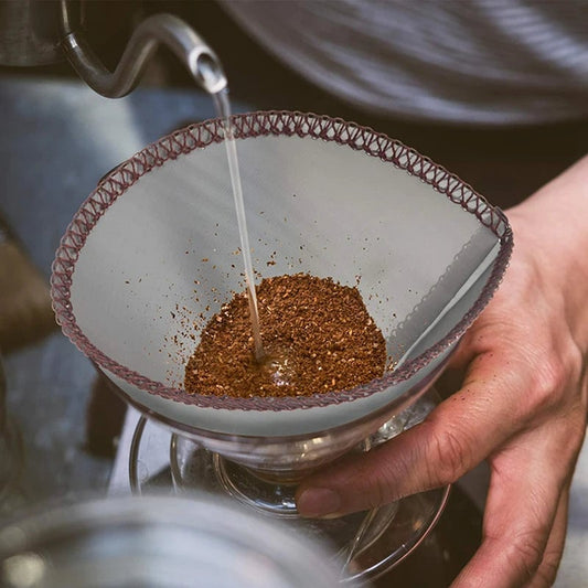 Stainless Steel Pour Over Coffee Filter Fine Mesh Paperless Drip
