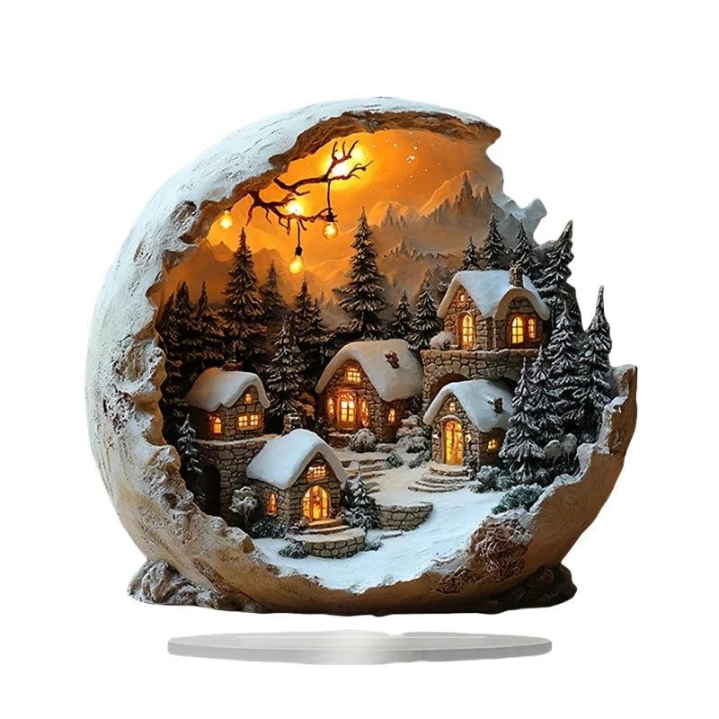 Bohemian Christmas Desktop Decoration - Holiday Bedroom Decor Gift