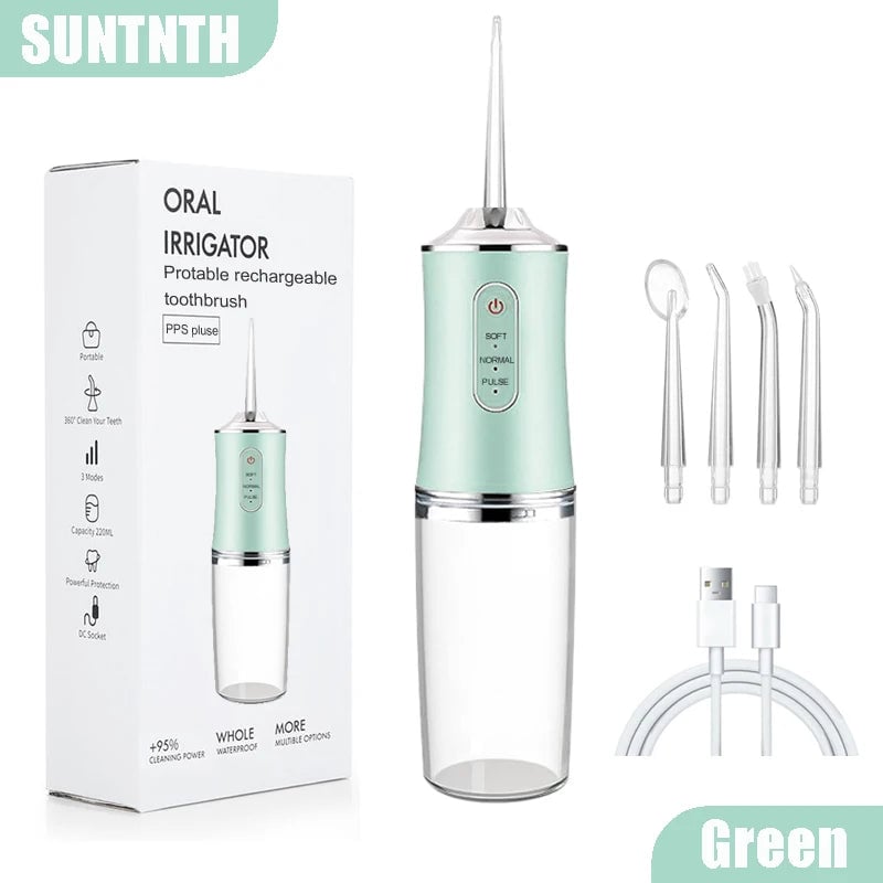 Portable Electric Sonic Dental Irrigator Teeth Scaler Tartar Remover