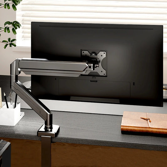32" Universal Monitor Bracket Adjustable Desk Mount Stand 19.8lbs