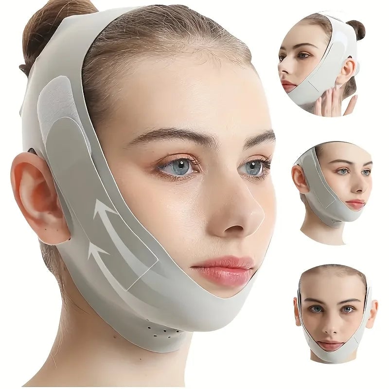 Graphene Fiber Face Lift Band - Double Chin Reducer Jawline Definer