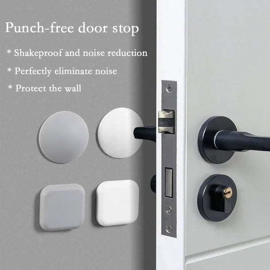 Silicone Door Stopper Wall Protector - Shockproof Doorknob Guard