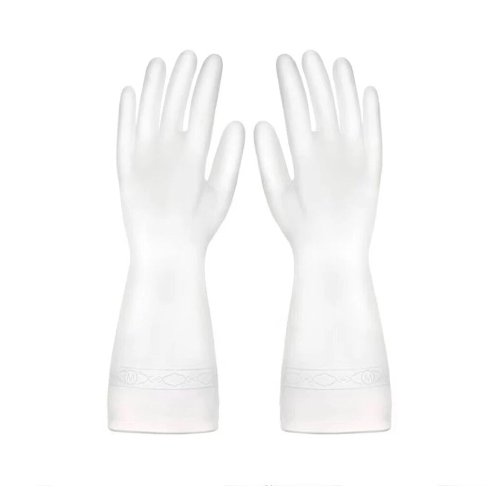 Waterproof Latex Rubber Cleaning Gloves - Kitchen Dishwashing