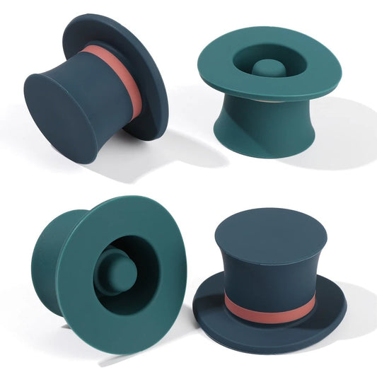 Silicone Wine Bottle Cork Stopper - Vacuum Sealed Bar Tool