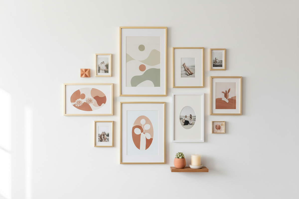 DIY Gallery Wall: How to Plan & Hang It Properly | Ease & Co