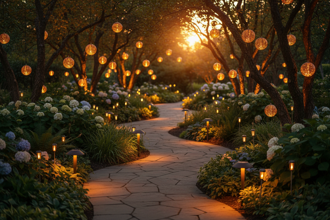 Easy Outdoor Lighting Ideas for Gardens & Pathways