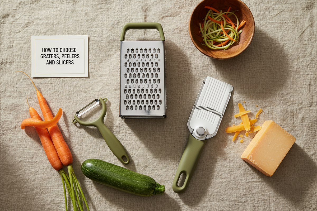 How to Choose Graters, Peelers and Slicers