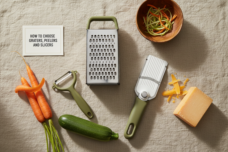 How to Choose Graters, Peelers and Slicers