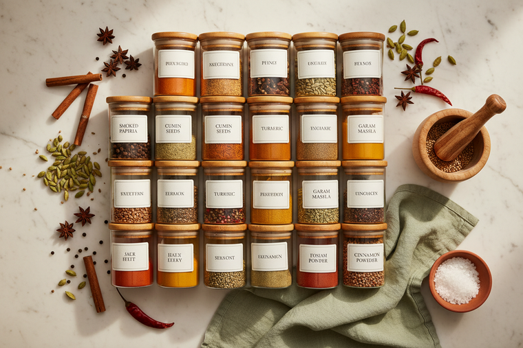 How to Organise and Keep Spices Fresh | Ease & Co