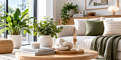Home Decor collection — bright modern living room decor