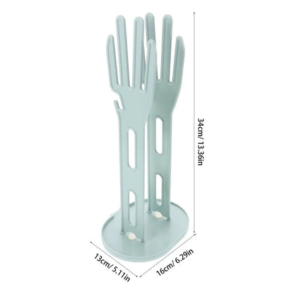 Kitchen Glove Drying Rack Drainage Base Towel Storage Organizer