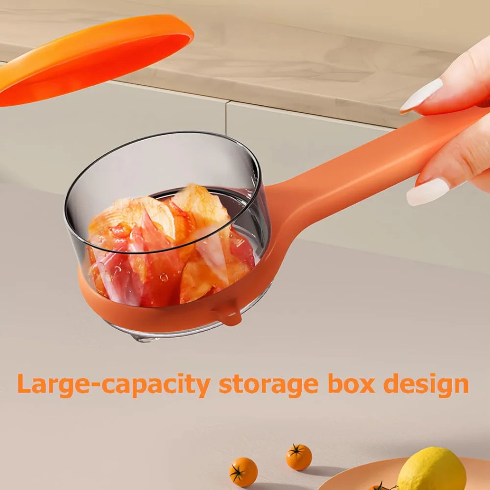 Stainless Steel Vegetable Peeler with Storage Box Kitchen Tool