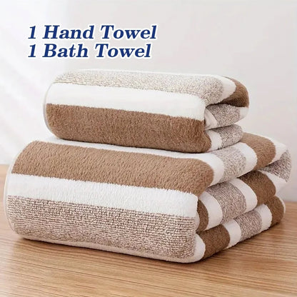 Ultra Soft Microfiber Bath Towel Set - Quick Dry & Super Absorbent