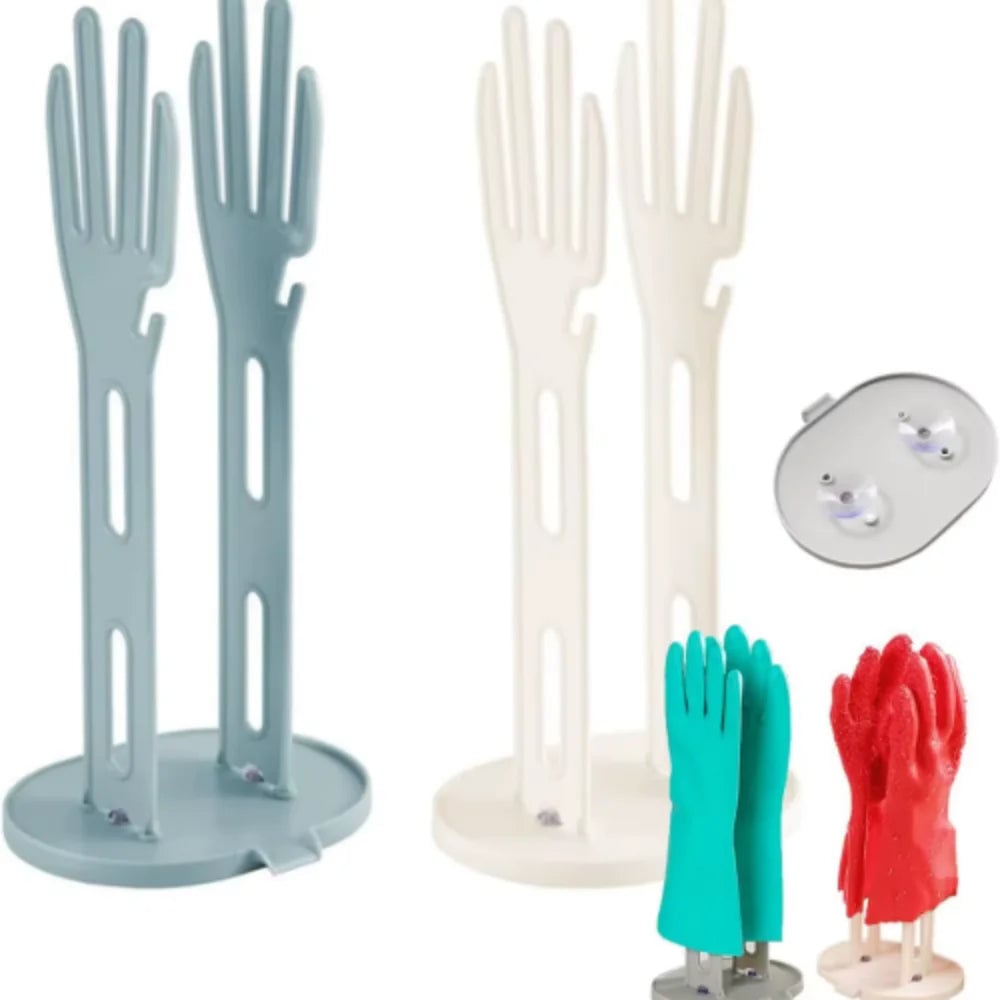 Kitchen Glove Drying Rack Drainage Base Towel Storage Organizer