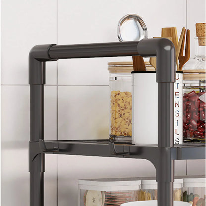 Multi-Layer Kitchen Countertop Storage Rack Microwave Shelf Organizer