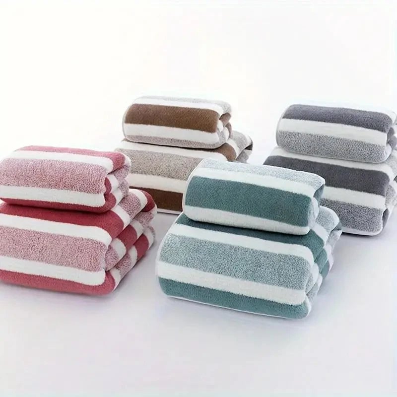 Ultra Soft Microfiber Bath Towel Set - Quick Dry & Super Absorbent
