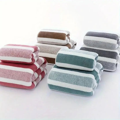 Ultra Soft Microfiber Bath Towel Set - Quick Dry & Super Absorbent