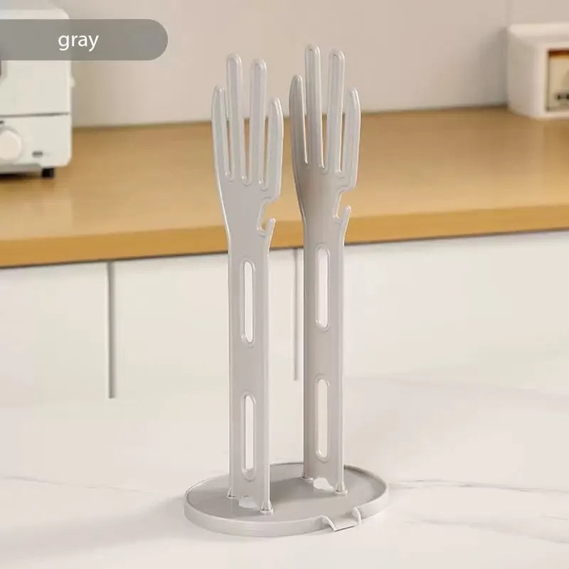 Kitchen Glove Drying Rack Drainage Base Towel Storage Organizer