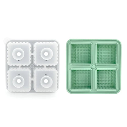 Silicone Ice Sphere Mold Tray with Lid - 6 Large Whisky Balls