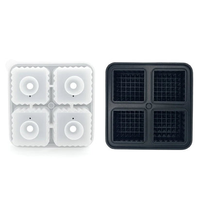 Silicone Ice Sphere Mold Tray with Lid - 6 Large Whisky Balls