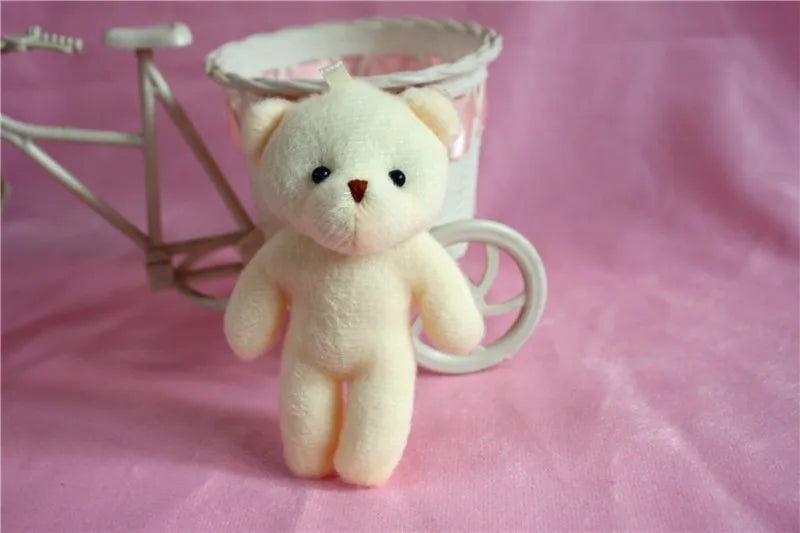 12CM Mini Teddy Bear Plush Toys - Soft Diamond Bears 1/5/10pcs Set