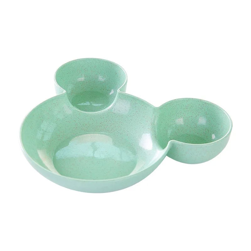 BPA Free Divided Baby Plates & Bowl Set - Infant Feeding Tableware