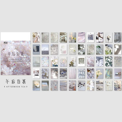 Natural Scenery Art Stickers Book - 50 Sheets Aesthetic Landscape