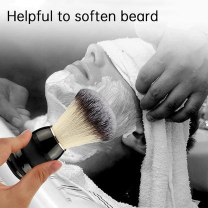 Professional Beard Shaving Brush Natural Bristle Hair Wooden Handle
