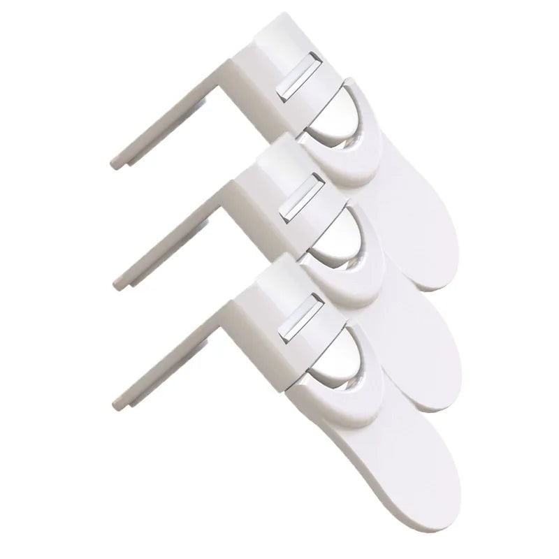 White Plastic Baby Safety Drawer Cabinet Locks Child Protection