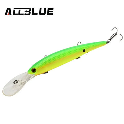 ALLBLUE Deep Walleye 125MM Trolling Crankbait Minnow Lure Bass Pike