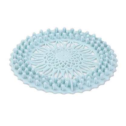 Silicone Hair Catcher Drain Cover - Shower Floor Strainer Filter